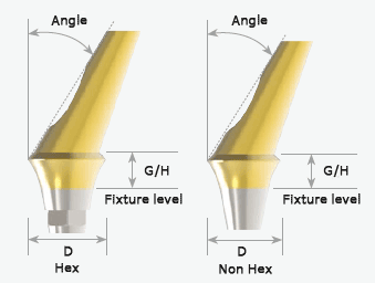 angled abutment